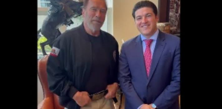 Arnold Schwarzenegger y Samuel García se reúnen en California