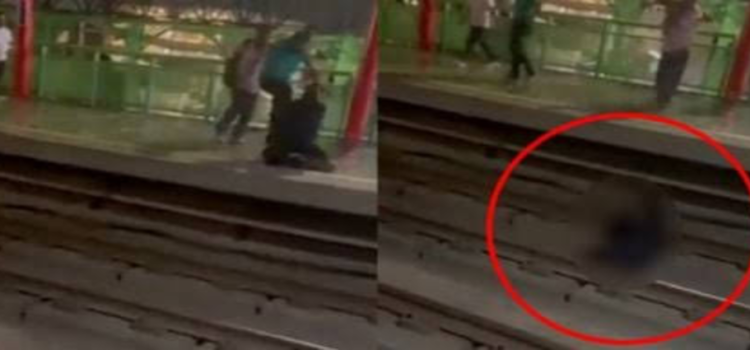 Sujeto arrojó a hombre a las vías y lo dejó inconsciente en el metro de Monterrey