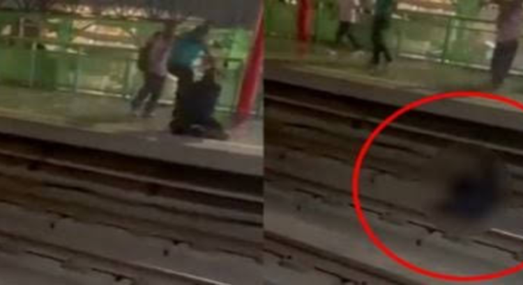 Sujeto arrojó a hombre a las vías y lo dejó inconsciente en el metro de Monterrey