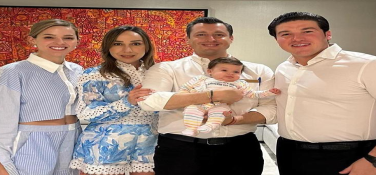 Mariana Rodríguez y Samuel García eligen a Luis Donaldo Colosio para padrino de su hija Mariel