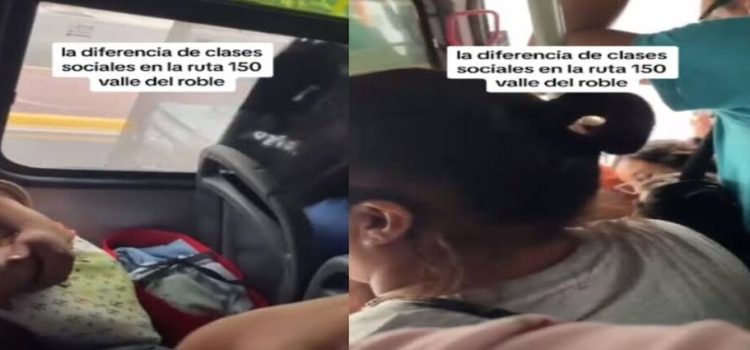 Mujer se pelea con hombres por no ceder el asiento a pasajera en ruta de Monterrey