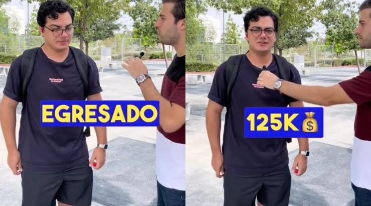 Estudiante del Tec de Monterrey desea sueldo de 125 mil pesos al mes en su primer trabajo