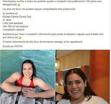 Buscan a joven estudiante que desapareció a bordo de su camioneta en Monterrey