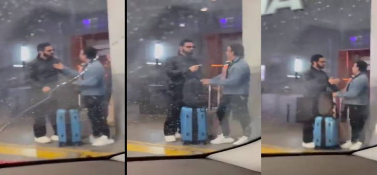 Poncho De Nigris y Adal Ramones son captados discutiendo en aeropuerto de Monterrey