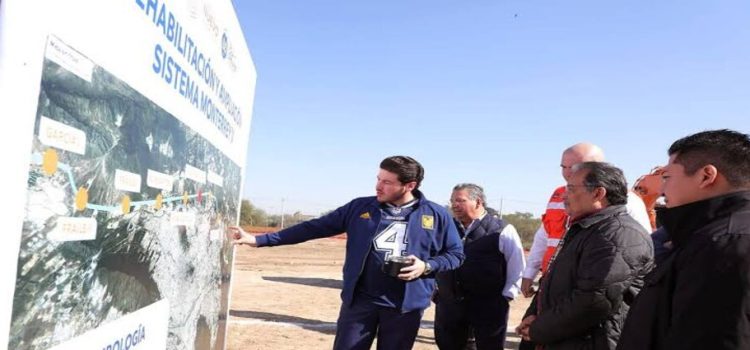 El Cuchillo II ya surte 5 mil litros más de agua a Nuevo León, afirma Samuel García