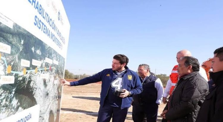 El Cuchillo II ya surte 5 mil litros más de agua a Nuevo León, afirma Samuel García