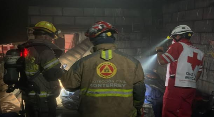 Muere madre salvando a sus dos hijos de un incendio en Monterrey