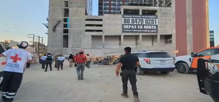 Muere trabajador en Monterrey al caer de torre de 30 metros