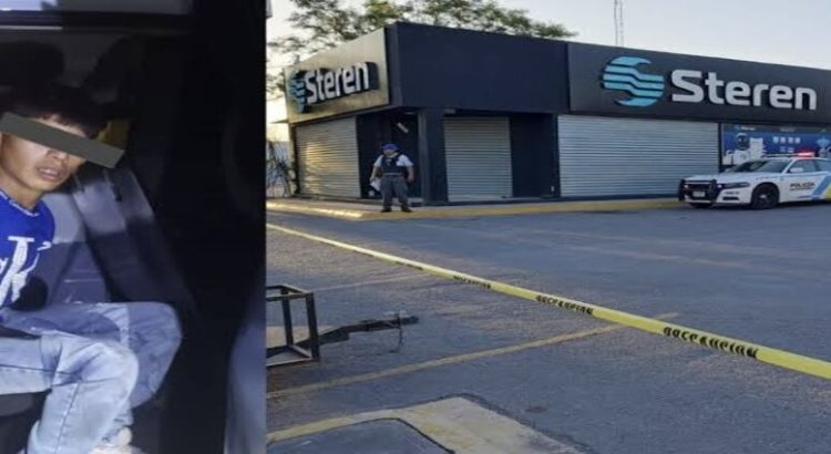 Policía de Monterrey detiene a joven tras intentar robar tienda de electrónica