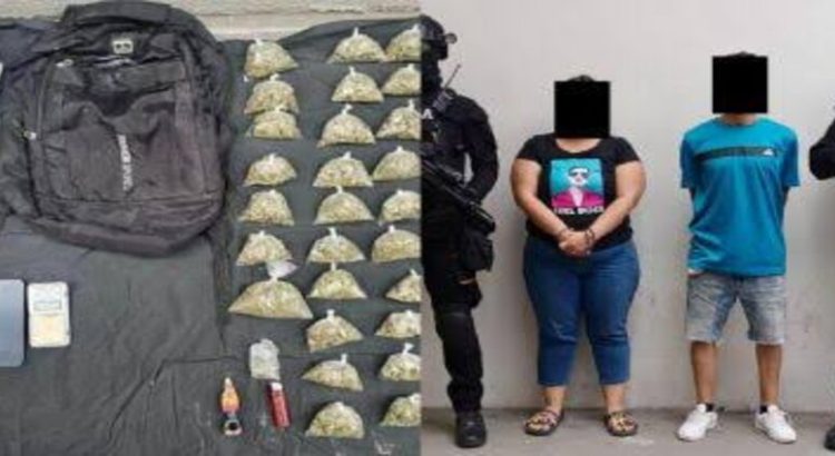 Arrestan a pareja con dosis de drogas en Monterrey
