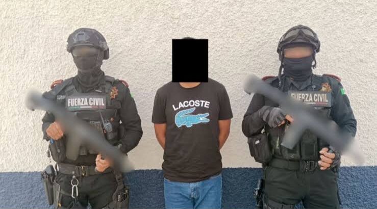 Detiene Fuerza Civil a presunto líder delincuencial en Monterrey