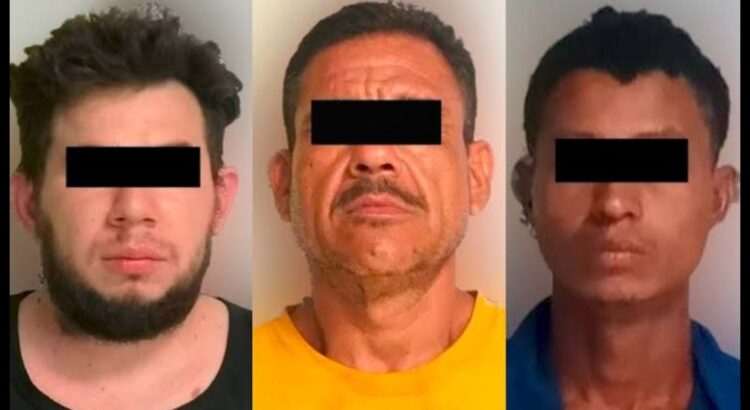 Detienen a 3 hombres en Monterrey por robo y delitos contra la salud