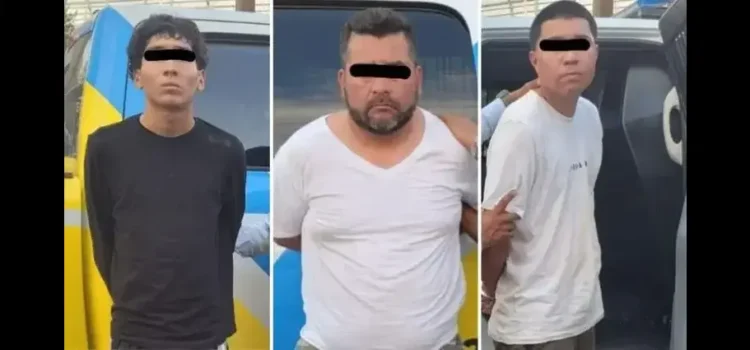 Detienen a 3 hombres por robarle iPhone a mujer en zona Mitras de Monterrey