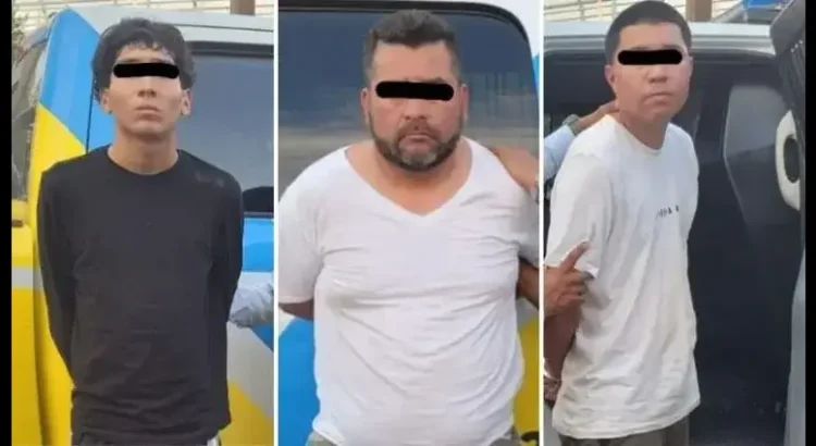 Detienen a 3 hombres por robarle iPhone a mujer en zona Mitras de Monterrey