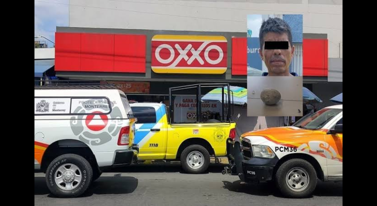 Detienen a hombre por daños a tienda y agresión a mujer embarazada en Monterrey