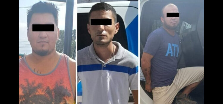 Detienen a tres hombres en Monterrey por posesión de vehículos robados