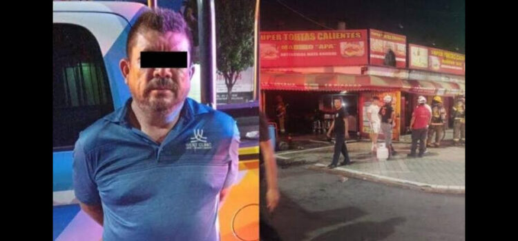 Hombre incendia tortería del centro de Monterrey, ya fue detenido