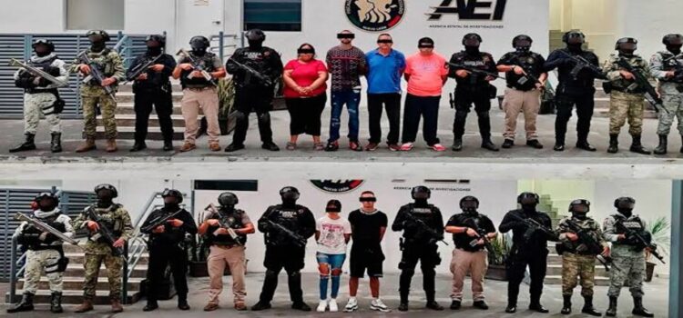 Detienen a ocho presuntos sicarios, incluyendo un menor, en operativos de Fuerza Civil en Juárez, NL
