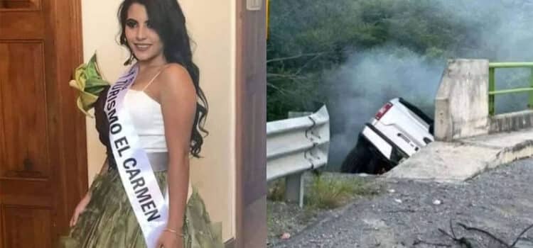 Muere ex reina de Turismo en Nuevo León tras fuerte accidente en carretera en Villaldama