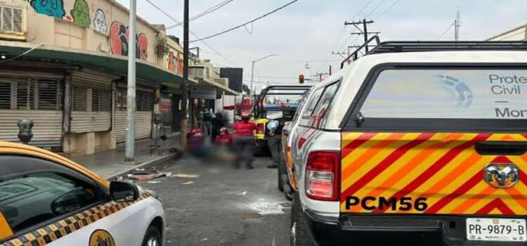 Hombre termina herido tras ataque con presunta arma blanca en el Centro de Monterrey